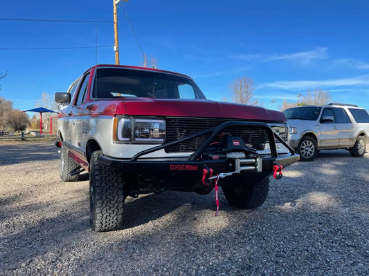 1987-1991 Bronco RockSolid Front Bumper with Push Bar (PF810) ProtoFab