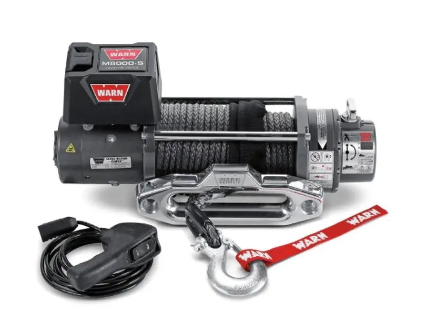 WARN Industries M8 Industrial Winch - Synthetic Rope image