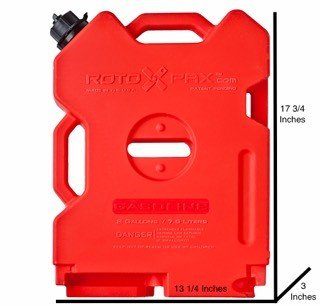 RotopaX 2 Gal Tank with Mount image 0