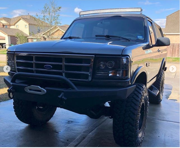 1992-1996 Bronco RockSolid™ Front Bumper with Push Bar (PF820) ProtoFab