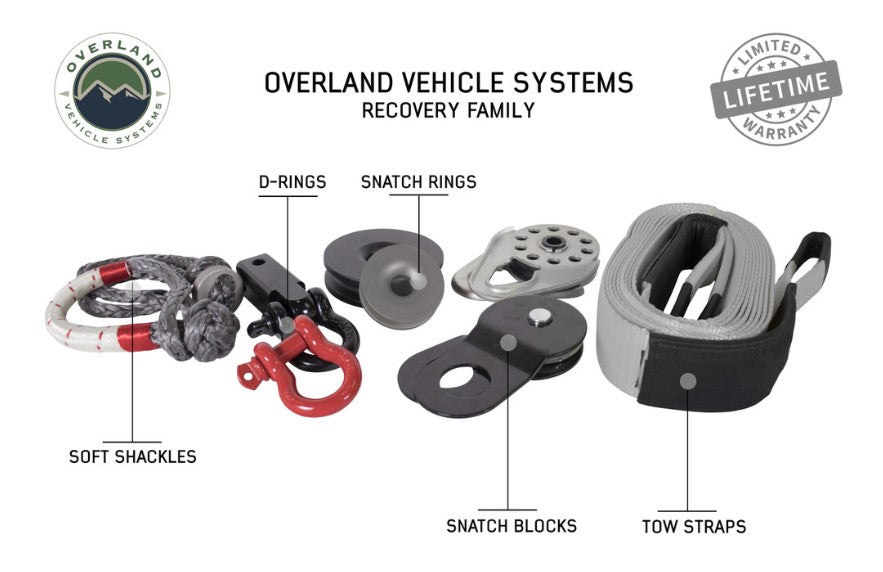 Overland Vehicle Systems 3/4" 4.75 Ton Shackles (1 Pair) image 2