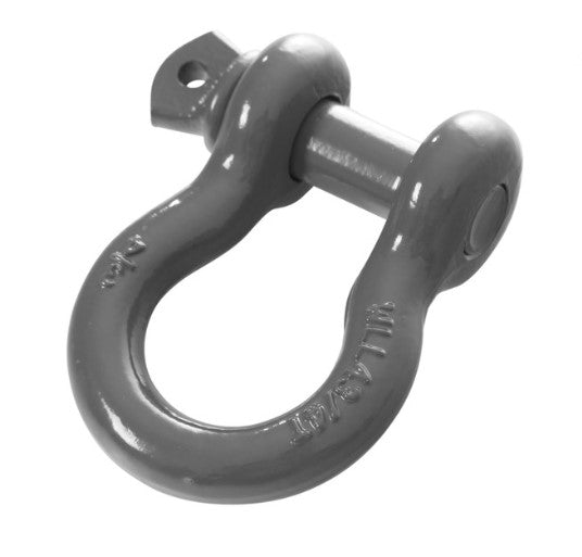 Overland Vehicle Systems 3/4" 4.75 Ton Shackles (1 Pair) - Grey image