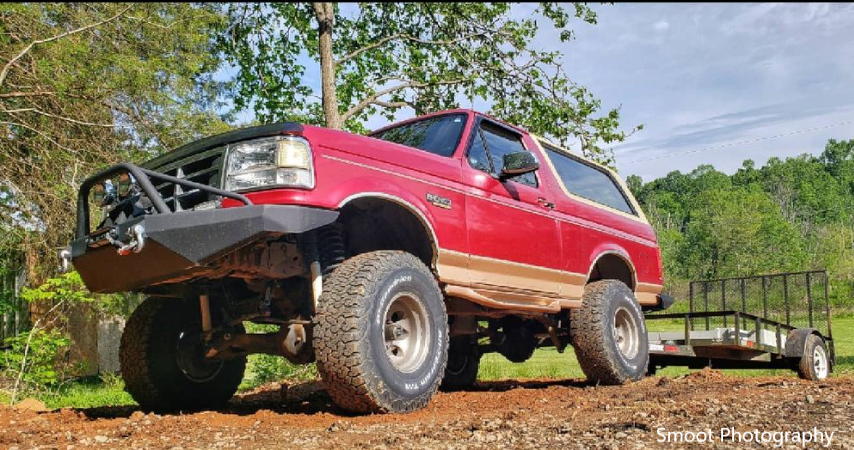 1992-1996 Bronco RockSolid™ Front Bumper with Push Bar (PF820) ProtoFab