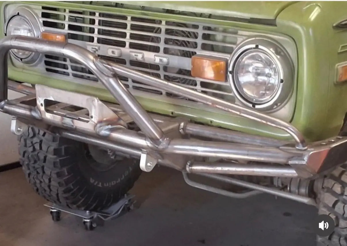 1966-1977 Bronco Xtreme Front Bumper with Push Bar (PF201) ProtoFab