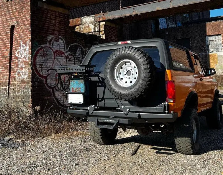 1980-1996 Bronco RockSolid Triple Rack Rear Bumper (PF843) ProtoFab