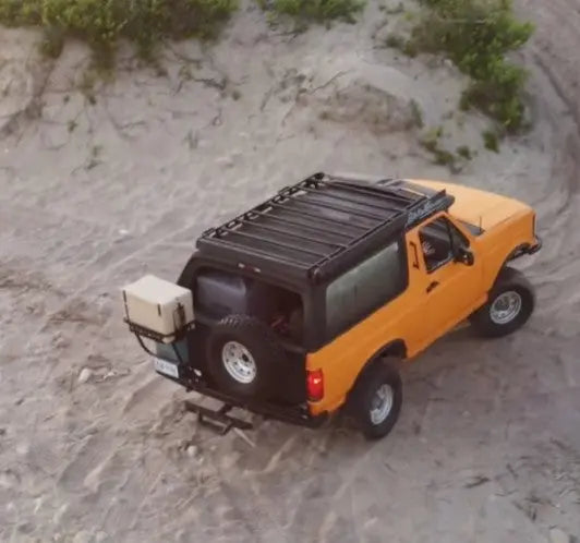 1980-1996 Bronco RockSolid Triple Rack Rear Bumper (PF843) ProtoFab