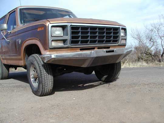 1980-1986 ProtoFab RockSolid™ Flat Top Front Bumper (PF315) image 0