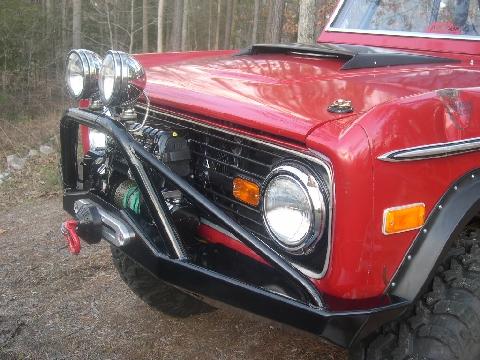 1966-1977 ProtoFab RockSolid™ Front Bumper with Push Bar (PF300) image 1