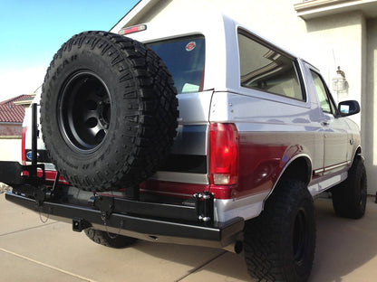 1980-1996 Bronco RockSolid™ Double Rack Rear Bumper (PF821) image 2