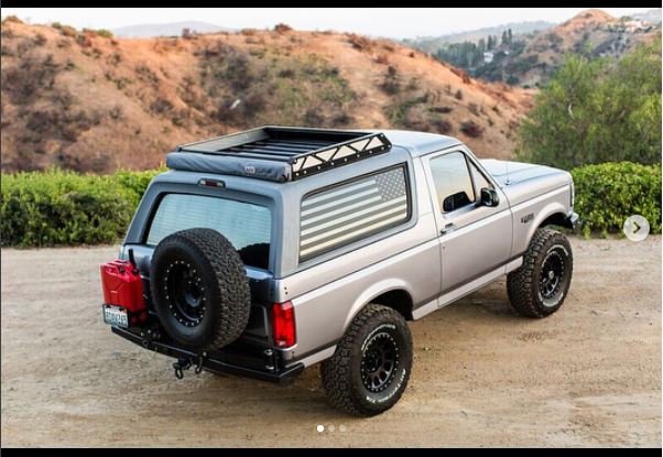 1980-1996 Bronco RockSolid™ Double Rack Rear Bumper (PF821) image 0