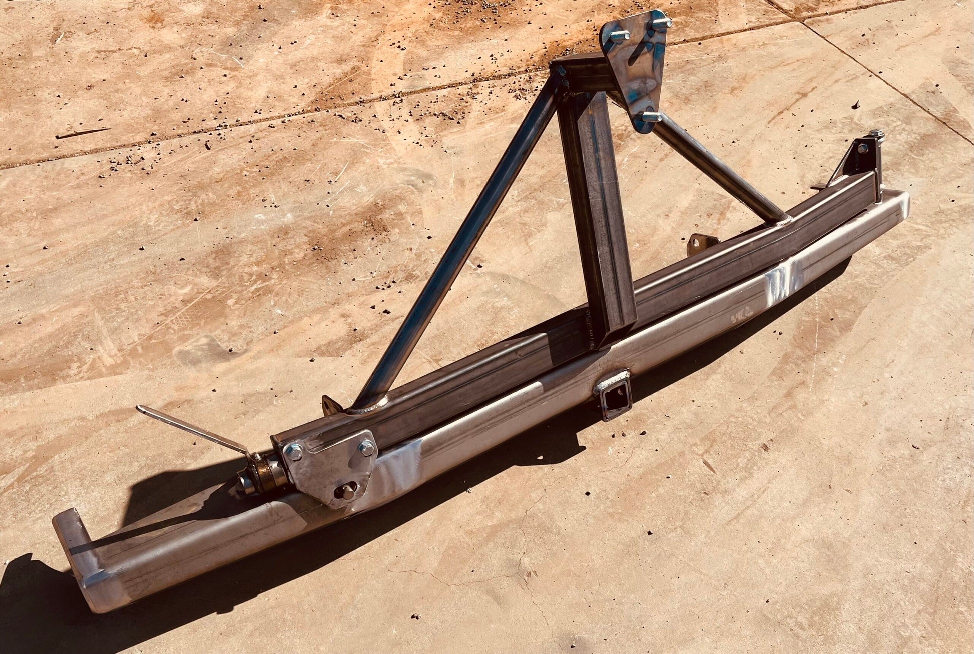 ProtoFab 1980-1996 Bronco RockSolid™ Centered Single Rack Rear Bumper (PF817C) image 1