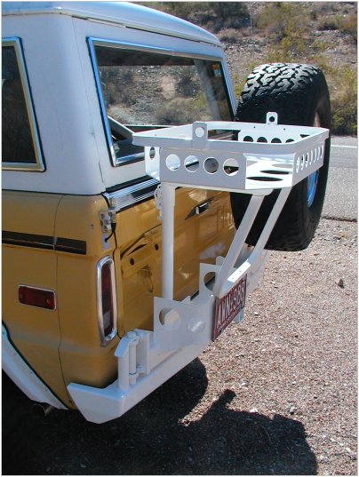 1966-1977 Bronco ProtoFab RockSolid™ Triple Rack Rear Bumper (PF305) image 4