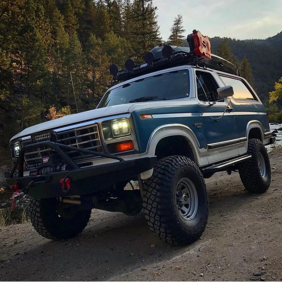 80-86 Bronco Front Winch Bumper | ProtoFab RockSolid Series (PF800) ProtoFab