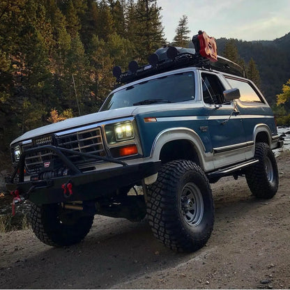 80-86 Bronco Front Winch Bumper | ProtoFab RockSolid Series (PF800) ProtoFab