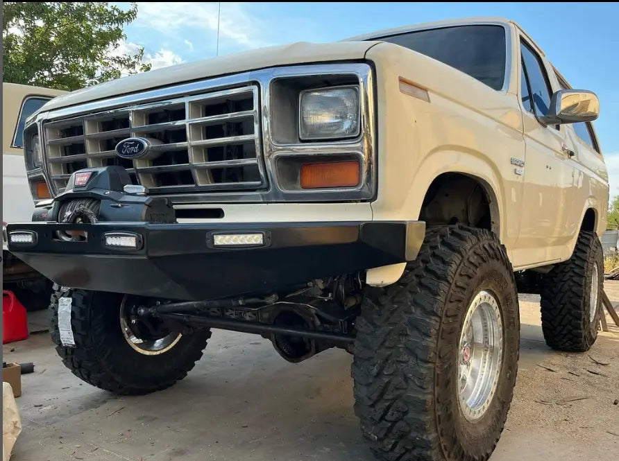 80-86 Bronco Front Winch Bumper | ProtoFab RockSolid Series (PF800) ProtoFab