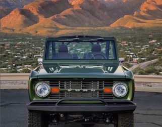 1966-1977 Bronco RockSolid Front Bumper with Push Bar (PF300)