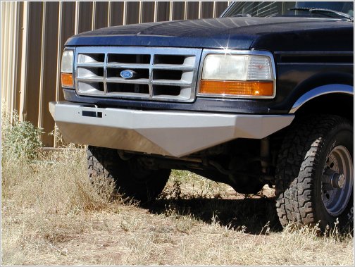 1992-1996 Bronco RockSolid™ Flat Top Front Bumper (PF813) image 2