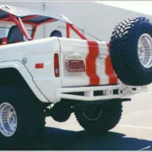 66-77 Bronco Classic Single Rack Rear Bumper