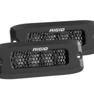 RIGID Industries SR-Q Series Pro Spot Diffused Midnight Flush Mount Lights (Pair)